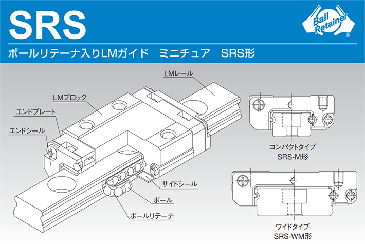 ミニチュアタイプ SRS MTF BNK 製品案内